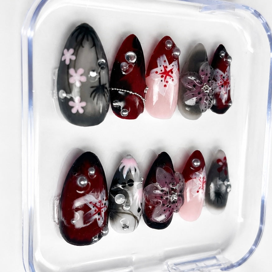 Moonlit Sakura ✦ 100% Handmade